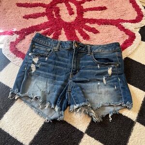 American Eagle midi Distressed Denim Women Shorts